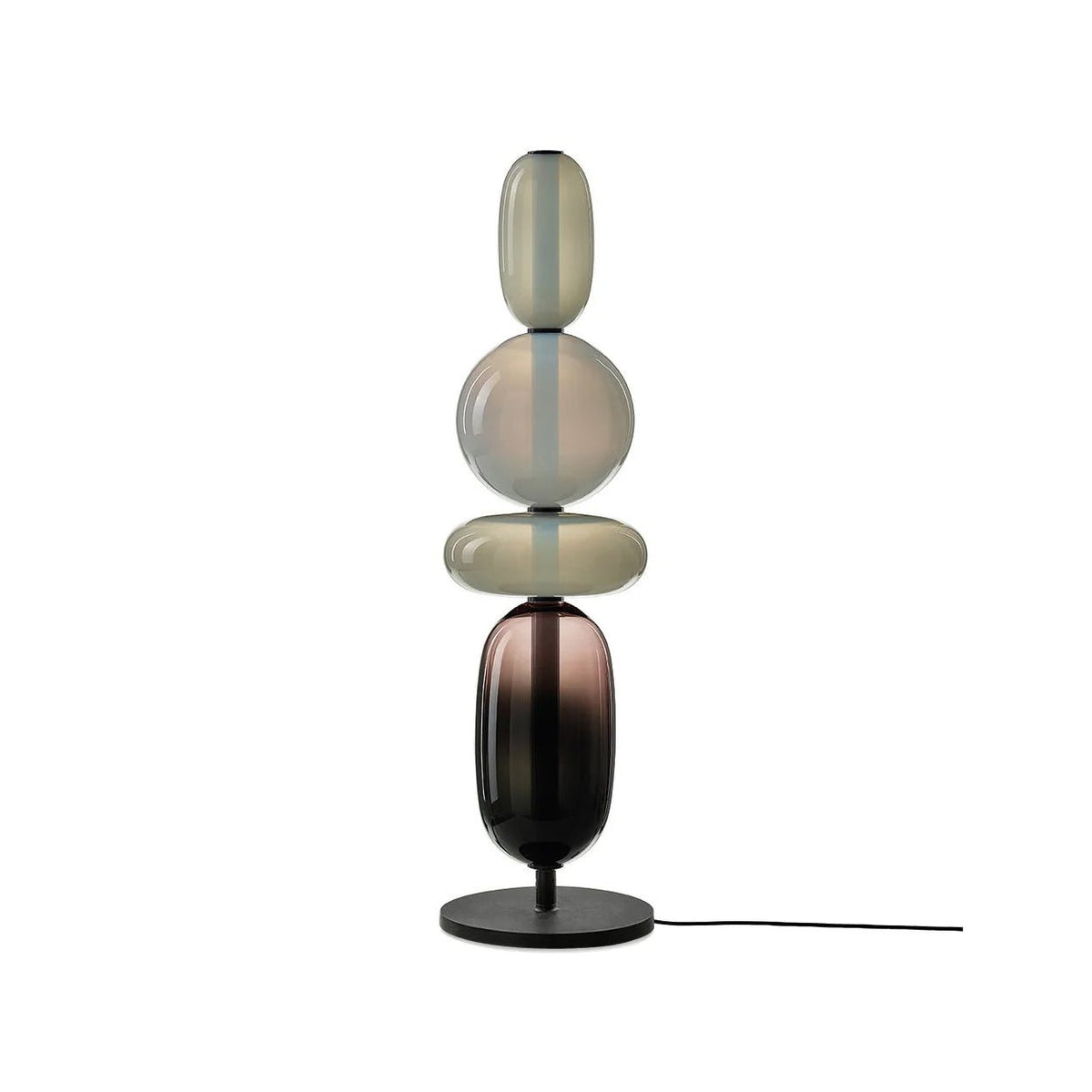 Elegancka Szklana Lampa Nocna z LED 17