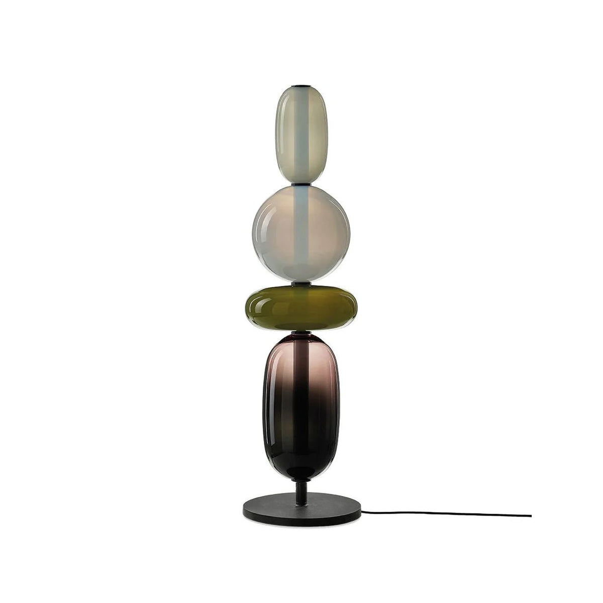Elegancka Szklana Lampa Nocna z LED 18