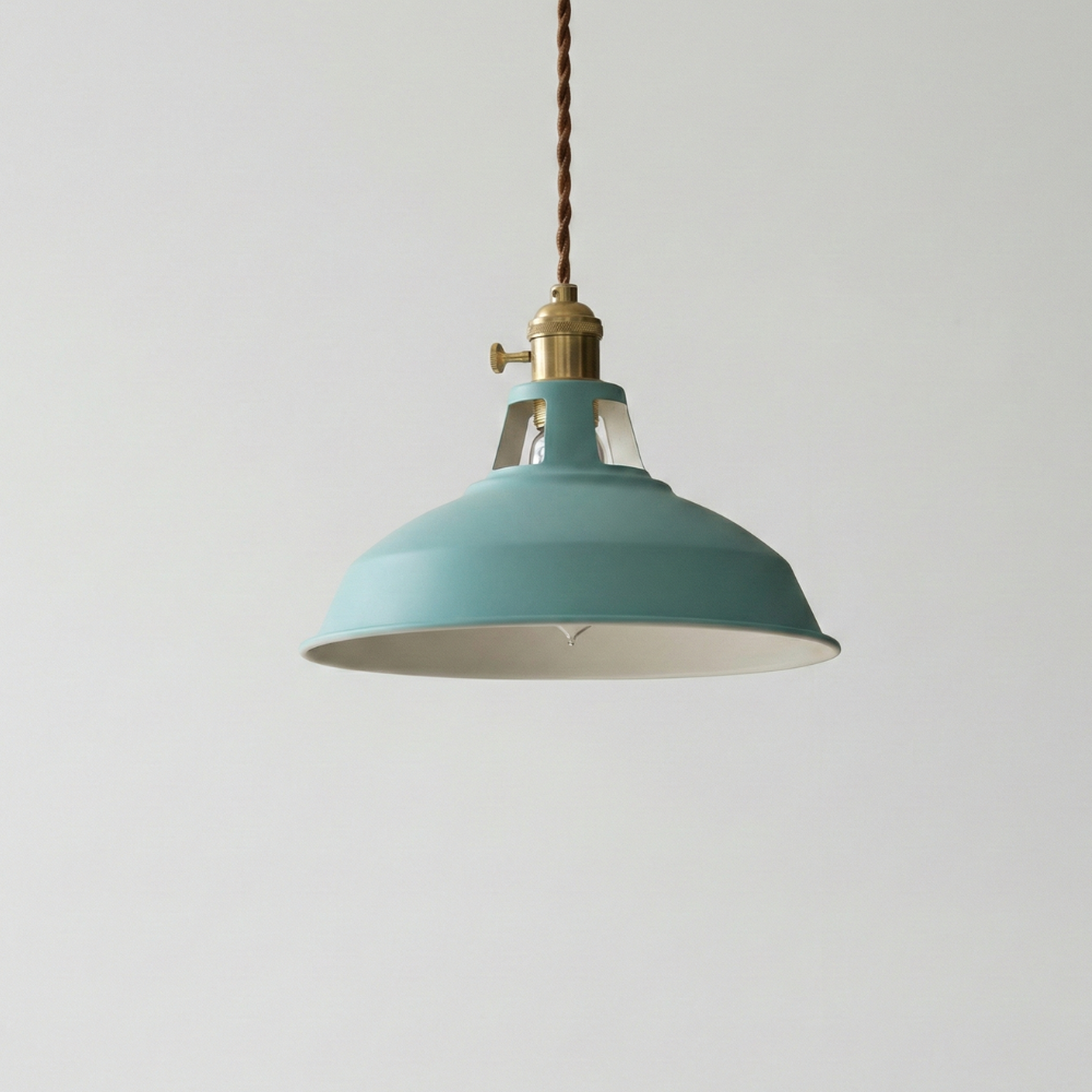 Kolorowa Lampa Wisząca Industrialna, Regulowana Wysokość 1