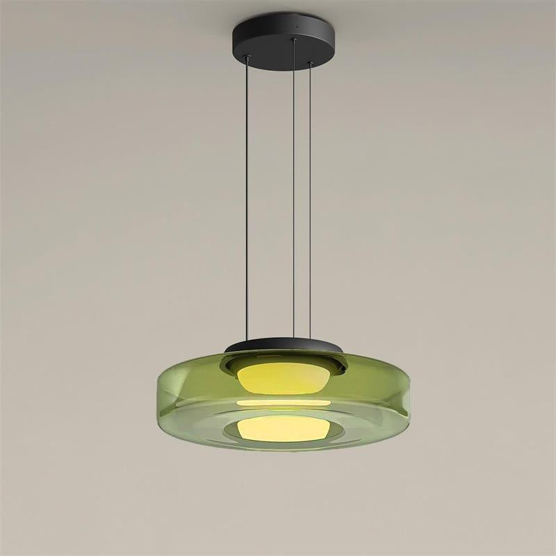 Regulowana Lampa Wisząca Minimalistyczna Szkło 23
