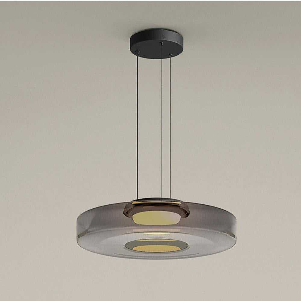 Regulowana Lampa Wisząca Minimalistyczna Szkło 27