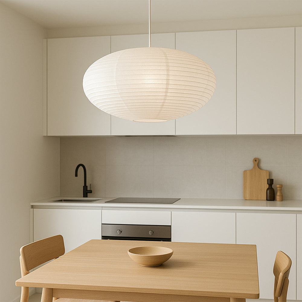Lampy wiszące Wabi-Sabi z papieru bawełnianego 3