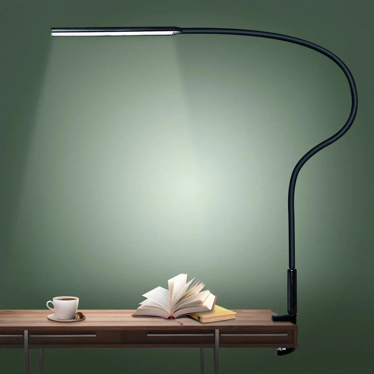 Regulowana lampa biurkowa LED z elastycznym ramieniem 4