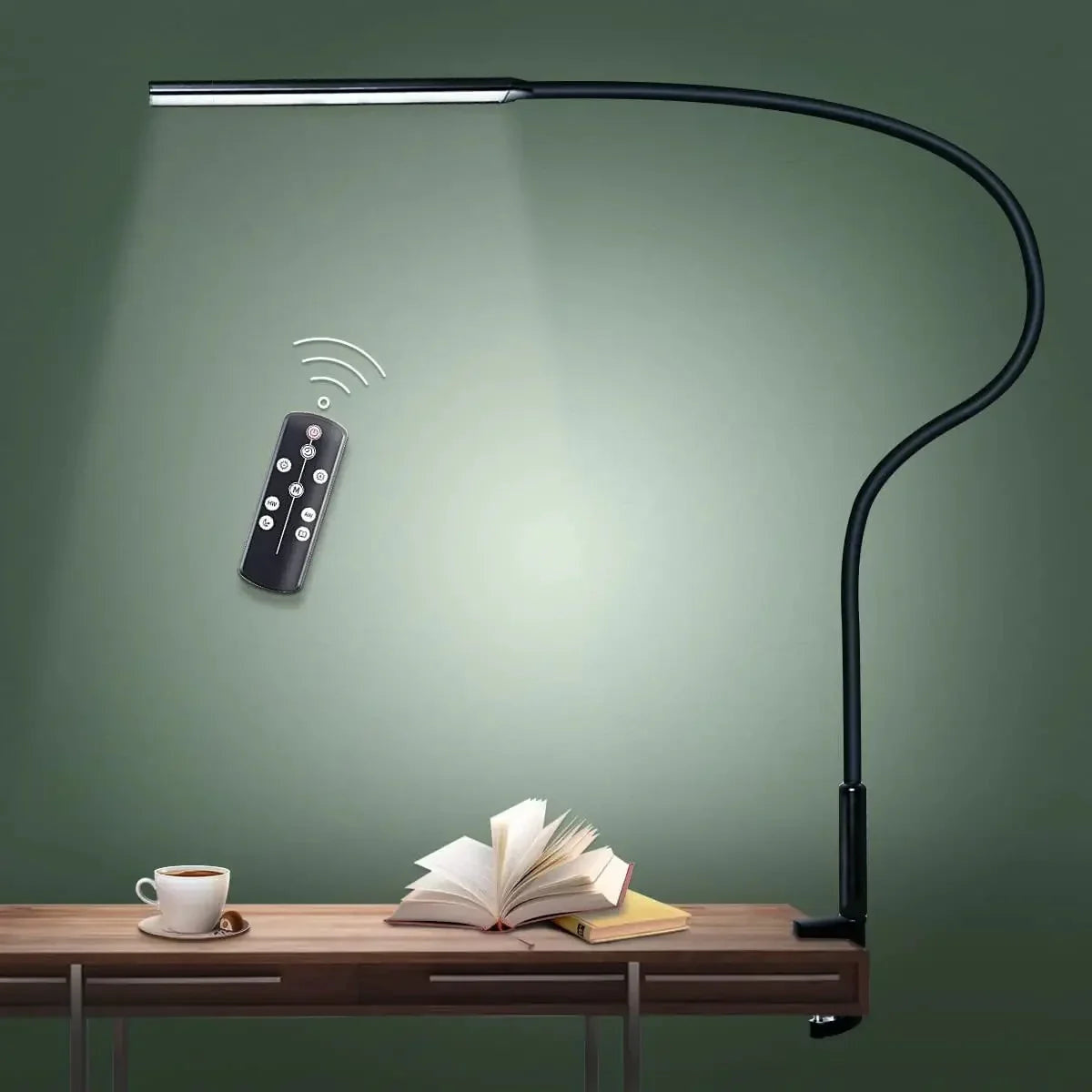Regulowana lampa biurkowa LED z elastycznym ramieniem 5
