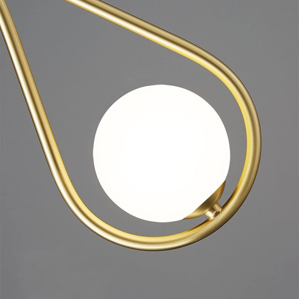 Nowoczesna lampa wisząca nordycka, złota lub czarna 5