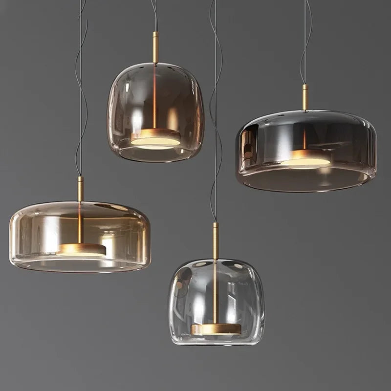 Nowoczesna Lampa Wisząca Nordic ze Szkła 5