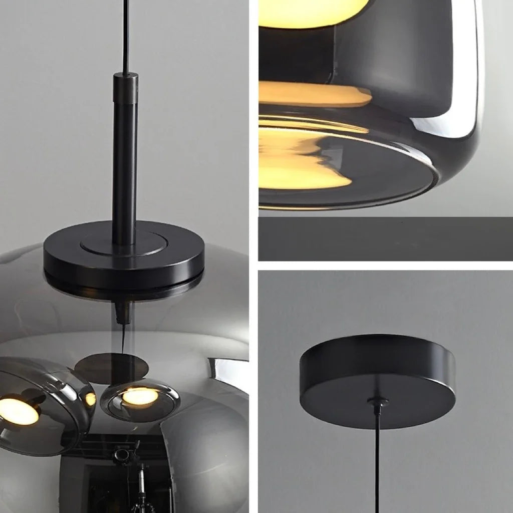 Nowoczesna Lampa Wisząca Nordic ze Szkła 6