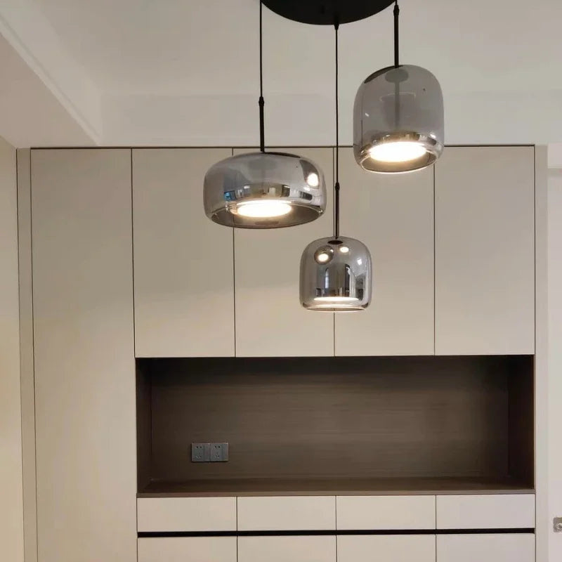 Nowoczesna Lampa Wisząca Nordic ze Szkła 7