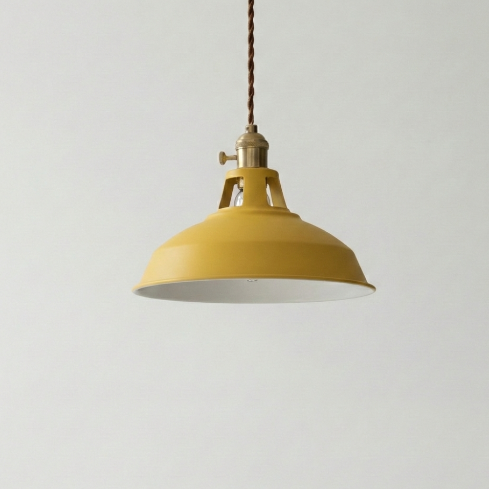 Kolorowa Lampa Wisząca Industrialna, Regulowana Wysokość 7