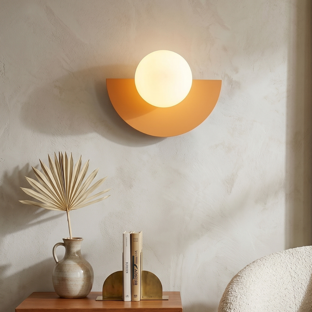 Nowoczesna Półokrągła Lampa Ścienna LED 7