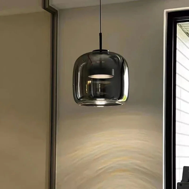 Nowoczesna Lampa Wisząca Nordic ze Szkła 8