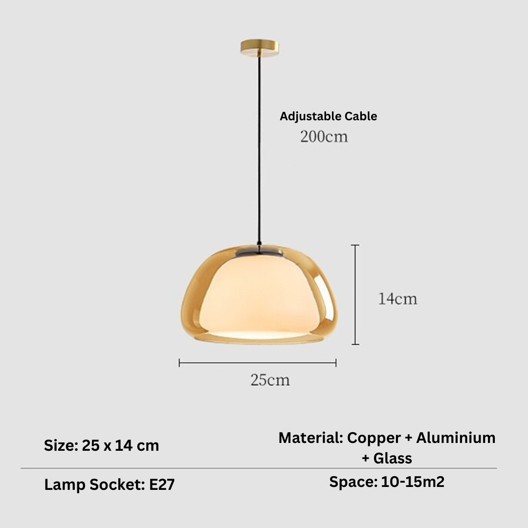 Nowoczesna Lampa Wisząca Żelowa Kula Sufitowa 9