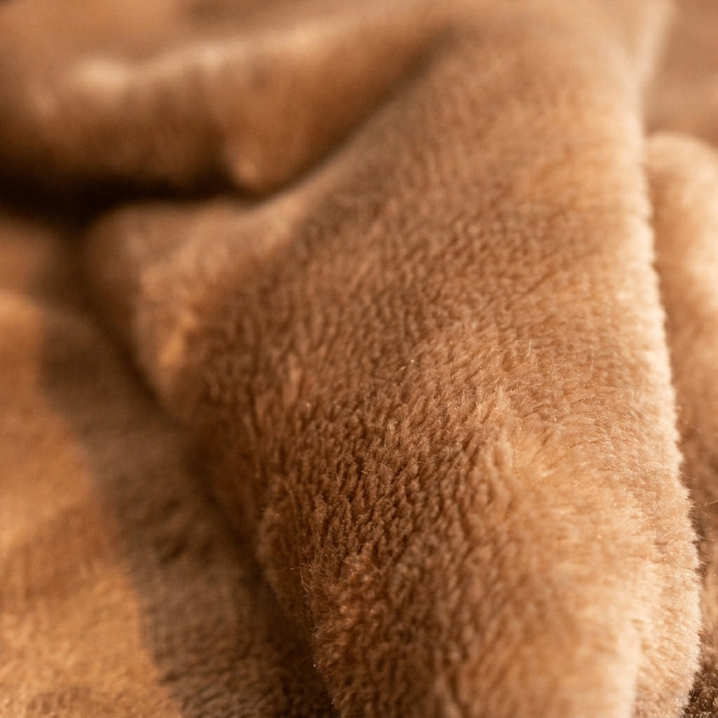 Soft electric blanket with nine heat levels and a remote control