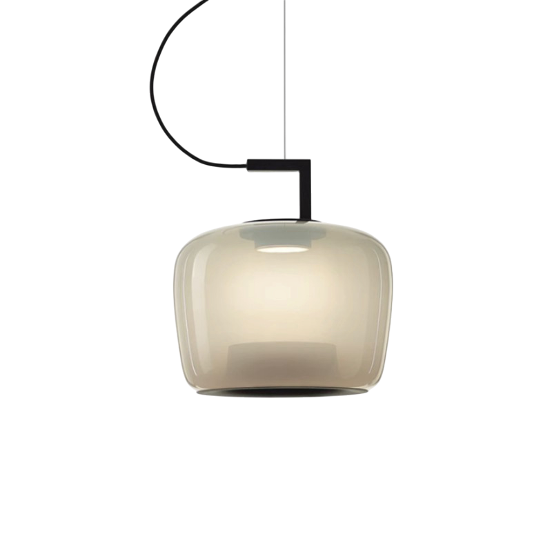 Klasyczna szklana lampa wisząca