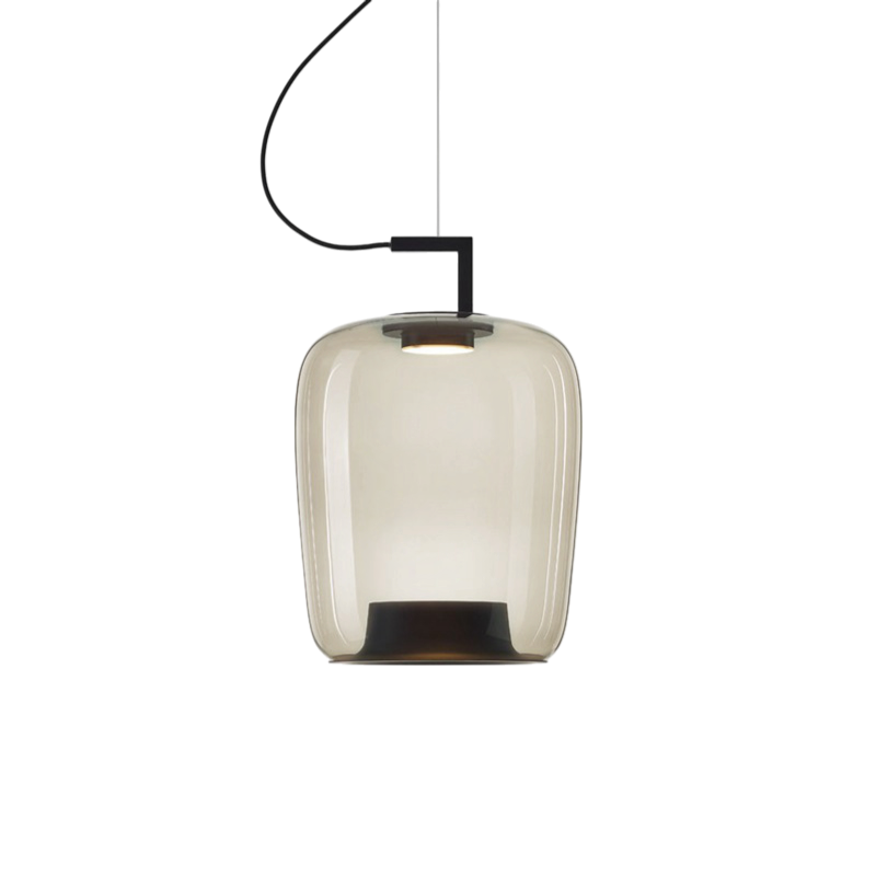 Klasyczna szklana lampa wisząca