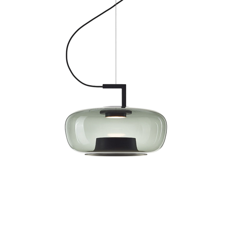 Klasyczna szklana lampa wisząca