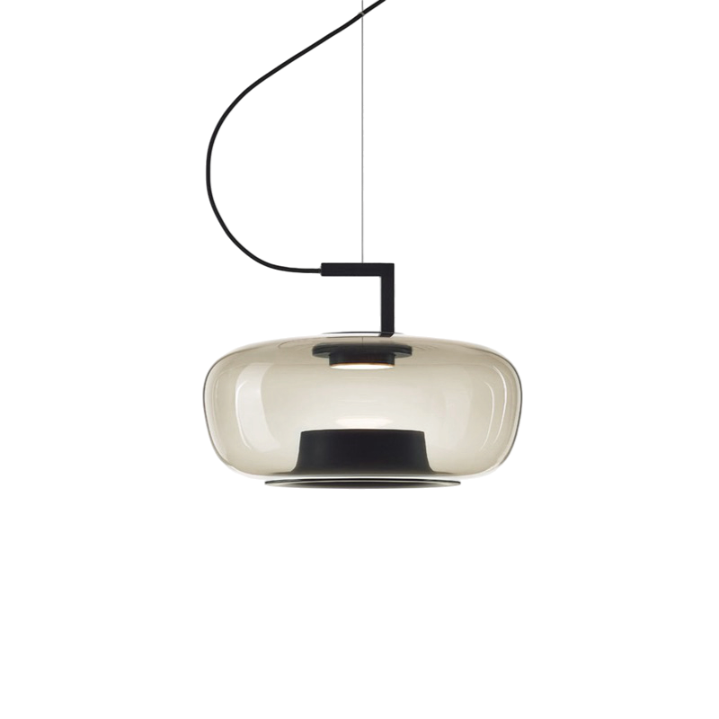 Klasyczna szklana lampa wisząca